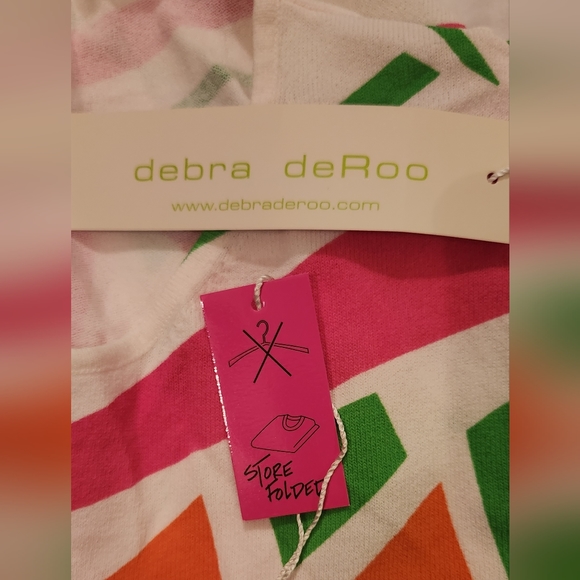 NWT Debra deRoo Pink and Green top - SZ Small - Picture 8 of 8